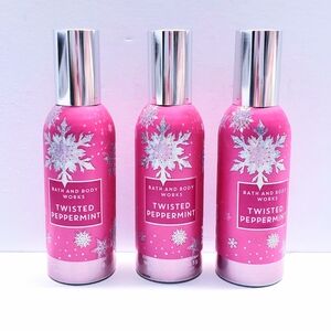 Bath & Body Works TWISTED PEPPERMINT Concentrated Room Spray, 1.5  oz (3 Pcs)